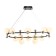 Avery chandelier 12XG9 black and gold 90x58x28 cm