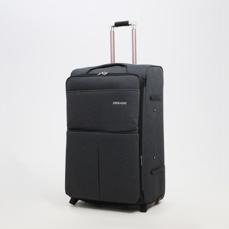 Big suitcase 28 ", lightning department, code castle, 3 wheels, 2 outer pockets, color gray color