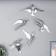 Souvenir Polystone Wall Decor "Seagull" mix silver