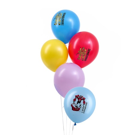 Shar Latex 12 "Transformers" color print, set of 5 pcs.