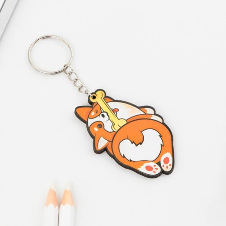 Korned keychain "Corgi" 5 x 6 cm-2