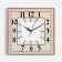 Wall clock, series: classic, discrete move, 23.5 x 23.5 cm, mix