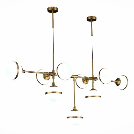 Suspension lamp ST LUCE. SL1157.303.09. Arbe. 9x40 watts, E14, 164x67x78 cm, bronze color-8