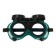 Protective tundra glasses, round, with darkened glasses