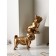 A set of figures "Bulldog", geometry, polystone, 34 cm, color gold