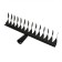Robble straight, twisted tooth, 14 tooths, metal, tuleyka 30 mm, without cuttings