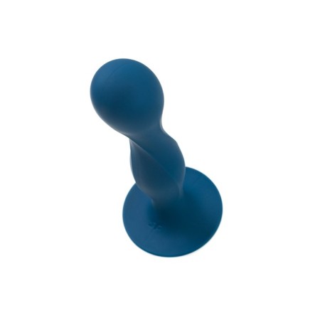 Satiffyer Double Ball-R phallimitator, 18 cm, silicone, blue color-6