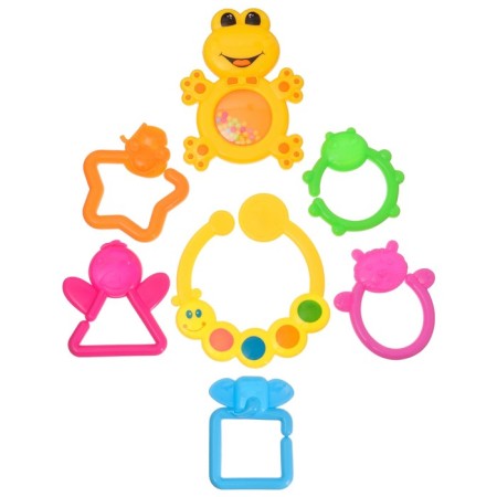 A set of rattles "Frog and caterpillar - chain", 2 pcs., Baby-8