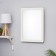 Wall mirror "Simple", 40x55 cm, white