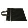 Portfolio 1 A4 department, textile, on lightning, with handles, with pockets, black