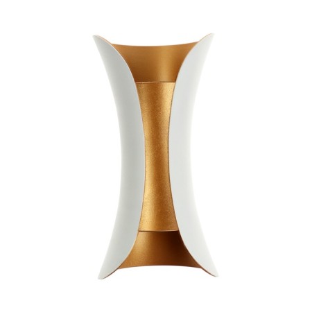 Facade lamp “Elegant”, FSD-035, 10 W, 3000K, 1 Ray, IP65, 220V, plast., White-gold. 10084-5