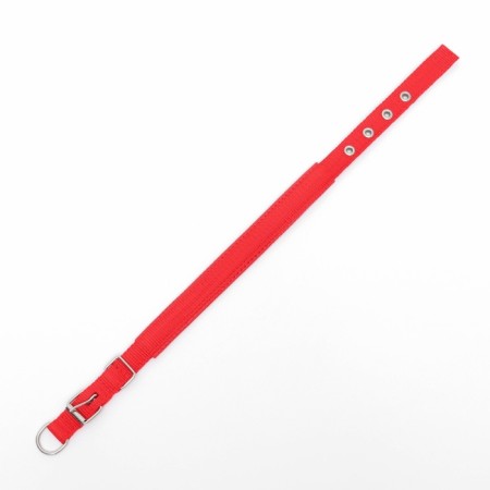 Collar "Comfort" Combined, 45 x 2 cm, Osh 30-39 cm, red-4