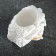 Kashpo - organizer "Gorgon Medusa" White with gold, 13x15x11cm