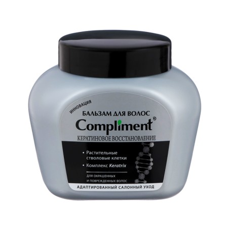 Balm for dyed and damaged hair "keratin recovery" 500 ml