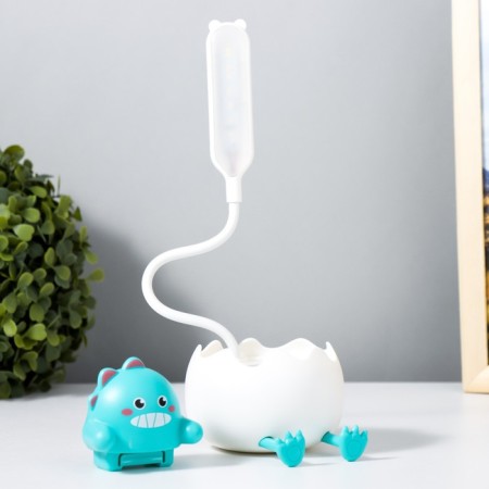 Lamp "Dinosaurus" LED 3W USB battery white-green 8x10x30 cm Risalux-5
