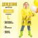Children's "Bee" raincoat on buttons with a hood, size L, height 110-120 cm