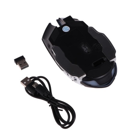 Mouse MB-2.7, game, wireless, optical, 800-2400 dpi, 500 mAh, backlight, USB, black-5
