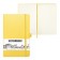 Sketchmarker sketchbook, 130 x 210 mm, 80 sheets, solid leather cover, lemon, block 140 g/m2