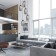 Mantra Nora, E27, 5x20W chandelier, black color, marble