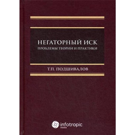 Negative lawsuit: problems of theory and practice: monograph. Podshivalov T.P.