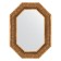 Mirror in the baguette frame, bronze monogram 101 mm, 59x79 cm