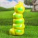 Garden figure "The caterpillar smiles" 38cm