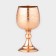 Copper glass, 150 ml, d = 5.5 cm, h = 11.5 cm, with pattern, 1 variety