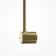 Bra Maytoni Mod237WL-L6BS3K, LED, 7 W, 90x70x600 mm, 500 lm, 3000k, brass