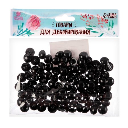 The eyes are sewing, set of 100 pcs., Size: 1 pc. 1.2 cm-2