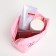 Lightning cosmetic bag, pink color