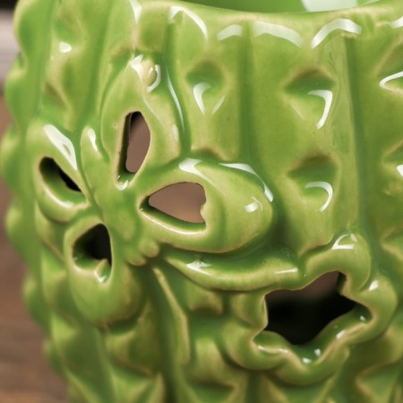 Aroma lamp ceramics "Cactus with a butterfly" mix 9x11x7 cm-11