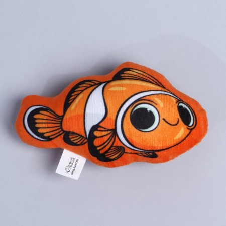 A toy for cats with mint "Clown Fish", 13 x 8 cm-4