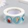 Sticker Paper "Benefits of cats" d = 2.5 cm 500 pcs in a roll 3x6.5x6.5 cm
