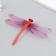 Magnet Plastic "Dragonfly" Lyndenia "9.5x13 cm mix