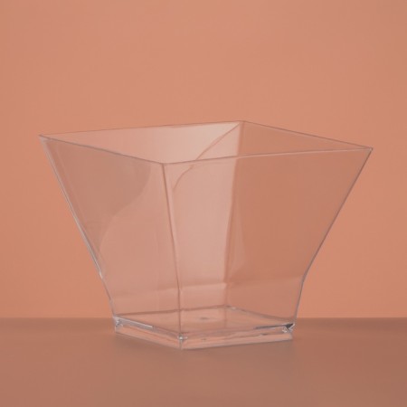 Plastic disposable form for bundles "Pagoda", 120 ml, 6.7 × 6.7 cm, the color is transparent-2