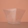 Plastic disposable form for bundles "Pagoda", 120 ml, 6.7 × 6.7 cm, the color is transparent