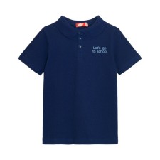 Polo for the boy Let’s Go, height 134 cm, the color is dark blue