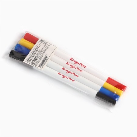 Food marker 2-third, set 4 colors (red, blue, yellow, black)-1