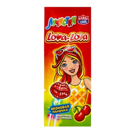 Caramel on the neon stick "Loveik Lova-Lova", 10 g-3