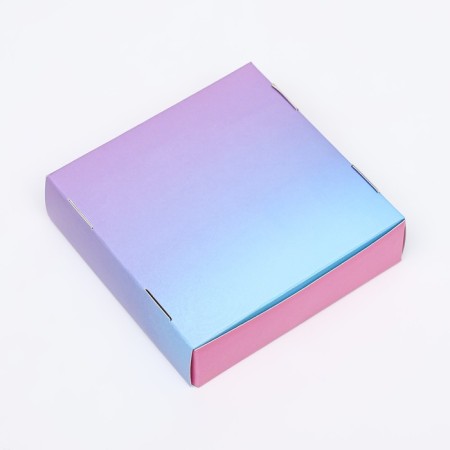 Box the team with a window, "pink-blue", 11.5 x 11.5 x 3 cm-4