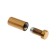 Remote holder for plates, 12x30 mm, color gold, set 10 pcs.