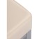 Stool Khurkroks Metal/Eco -leather, gray/beige 37x37x52 cm