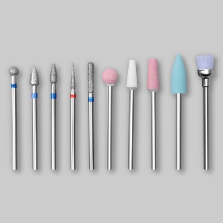 Tretens for manicure in a plastic organizer, 10 pcs-1