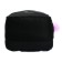 Youth backpack, 40 x 28 x 18 cm, ergonomic back, stavia "cat with a butterfly", black