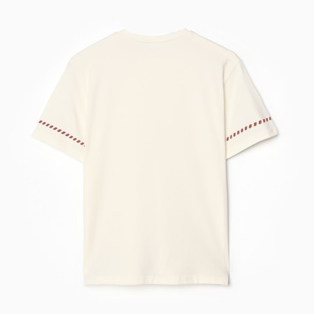 Women's T-shirt with red edging Basic Line Color Milk, Rr. 50-6