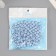 Beads for creativity "gray-blue" D-0.8 cm, set of 20 g