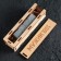 Woods for whiskey in a wooden box "Man 100%", 4 pcs