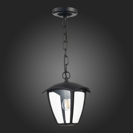 Street START LUCE ST LUCE. SL081.403.01. Sivino. 1x40 watts, e27, 17x23 cm, black color-4