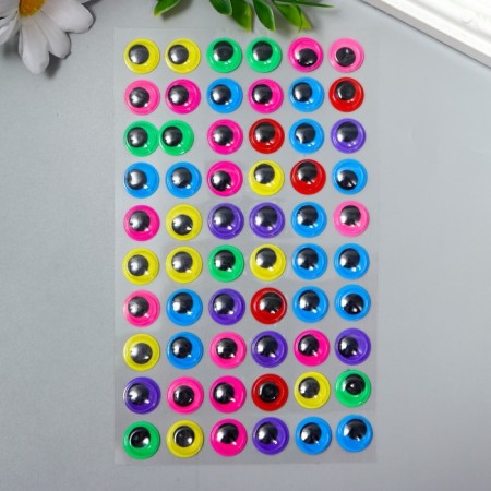 Plastic sticker "Eyes" 24x10 cm-3