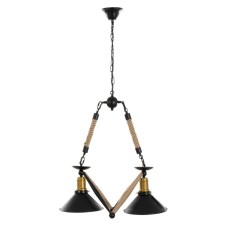 Maidi chandelier 2he27 Black 55x22x61cm Bayerlux